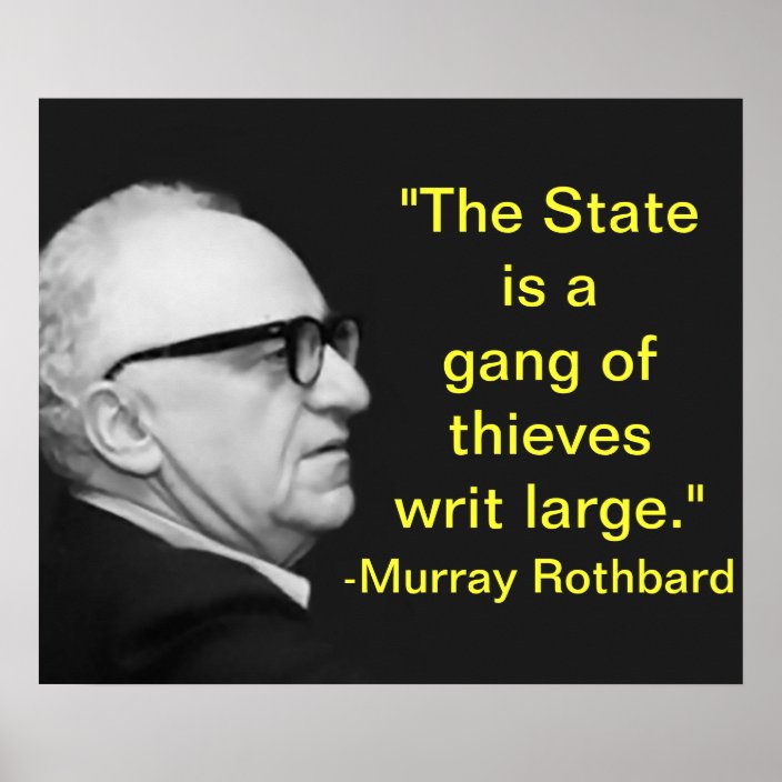 Murray Rothbard Poster | Zazzle.com