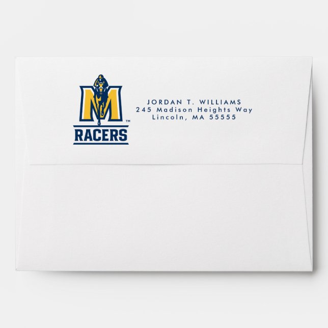 Murray State Racers Envelope (Back (Top Flap))