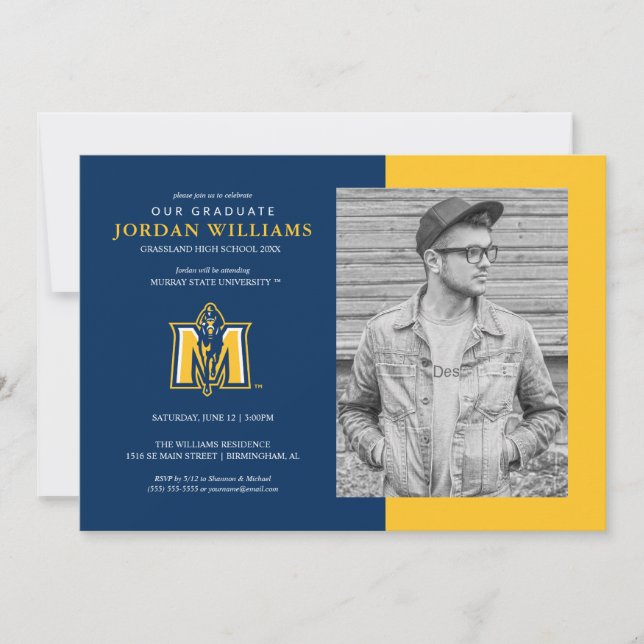 Murray State Racers Future Graduate Announcement (Front)