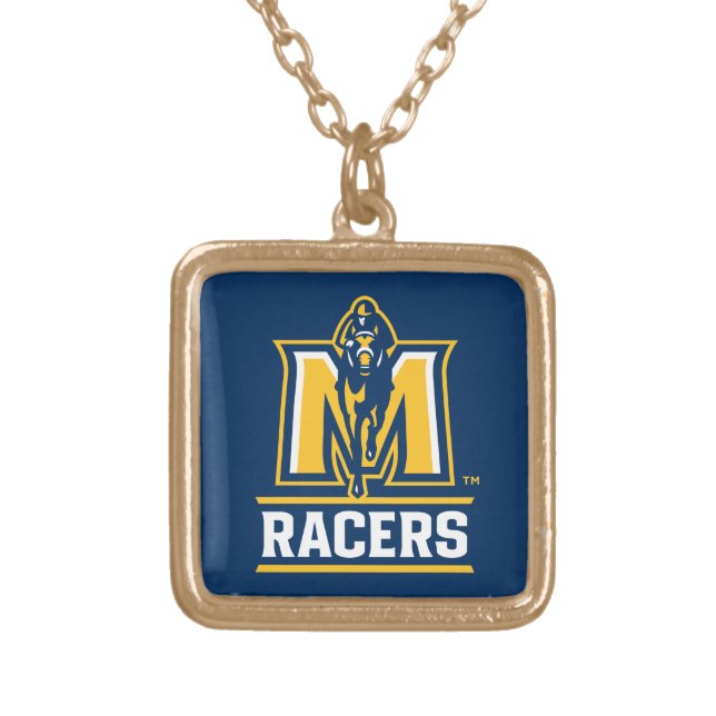 Murray State Racers Gold Plated Necklace (Front)