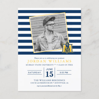 Murray State Racers | Graduate Announcement Postcard