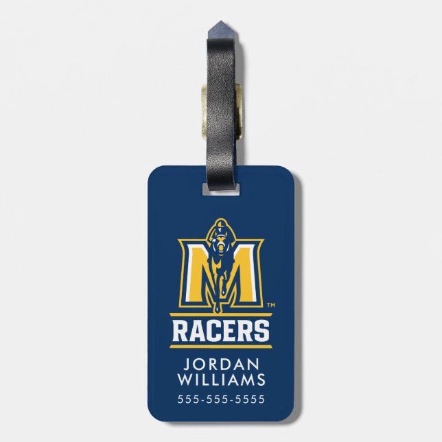 Murray State Racers Luggage Tag (Back Vertical)