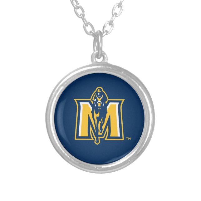 Murray State Racers Silver Plated Necklace (Front)