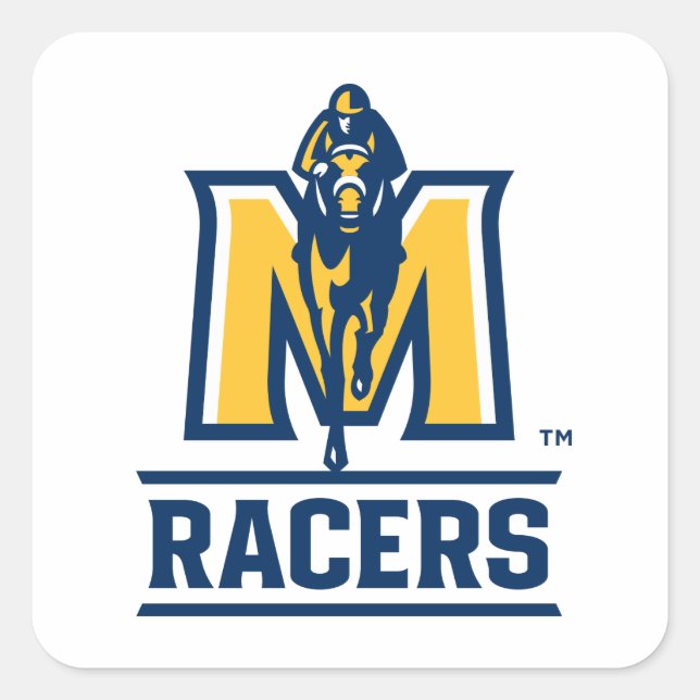 Murray State Racers Square Sticker (Front)