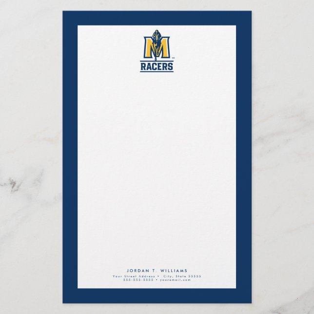 Murray State Racers Stationery (Front)