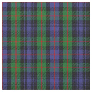Murray Tartan Print Fabric by thecelticflame at Zazzle