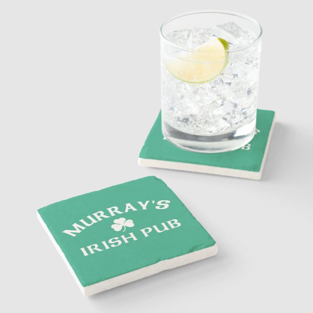 Murray's Irish Pub  Stone Coaster (Side)