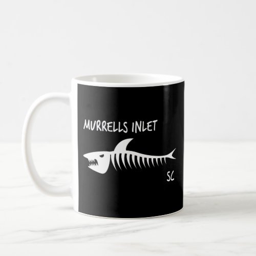 Murrells Inlet Sc South Carolina Shark Skeleton Wh Coffee Mug