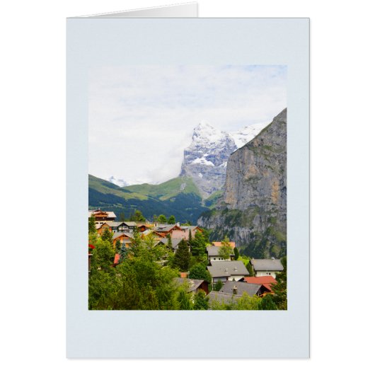 Murren in Switzerland Cards (Front)