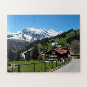 Murren in Switzerland Jigsaw Puzzle