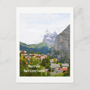 Murren in Switzerland Postcard
