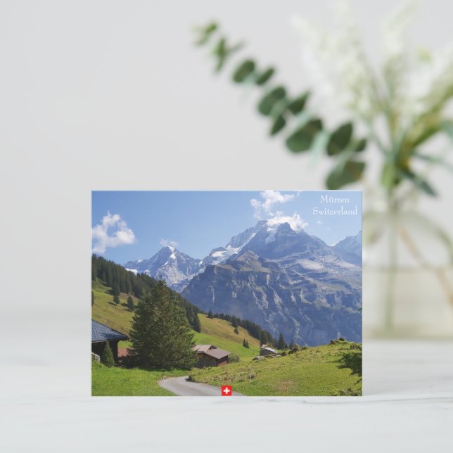 Mürren, Switzerland Postcard (Standing Front)