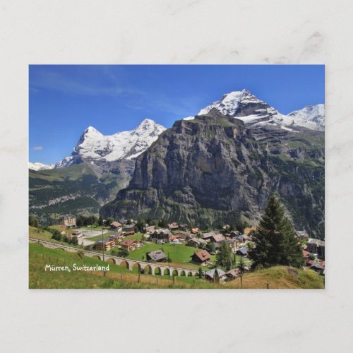 Mrren Switzerland _ Schweiz Postcard