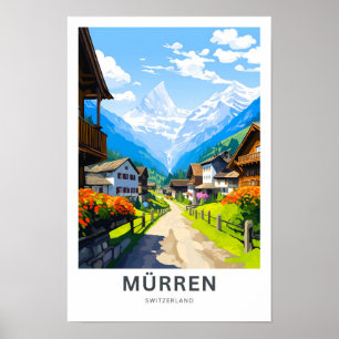 Murren Switzerland Travel Print