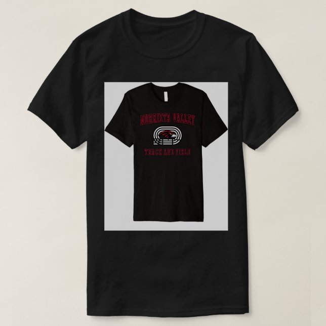 Murrieta Valley High School Nighthawks Track and F T-Shirt (Design Front)