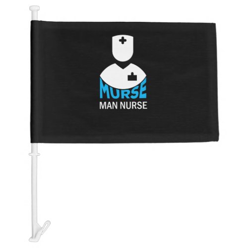 Murse  Future Murse  Nurse Man Man Nurse  Funny Ma Car Flag