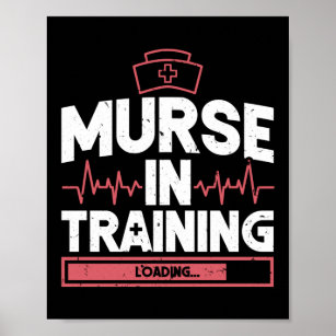 Murse In Training Funny Murse Male Nurse Man Poster