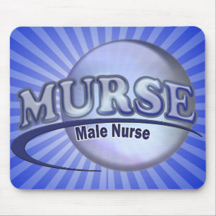 MURSE LOGO (MALE NURSE) MOUSE PAD