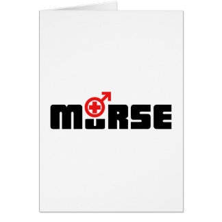 Murse logo on white cards