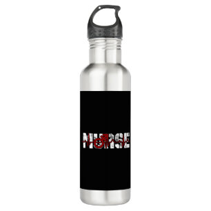 Murse Male Nurse Shirt Stainless Steel Water Bottle