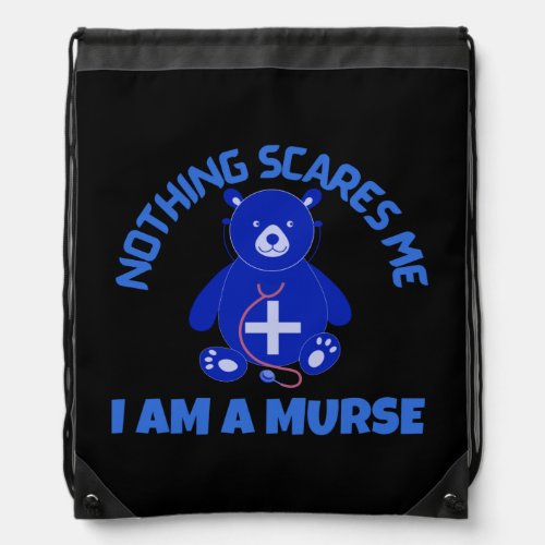 Murse Man Nurse men nurse male nurse  Drawstring Bag