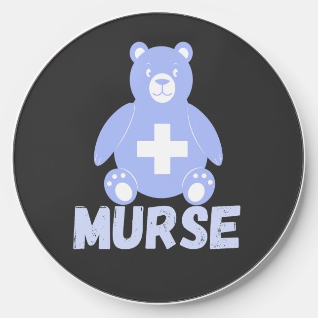Murse Man Nurse men nurse male nurse Wireless Charger (Front)