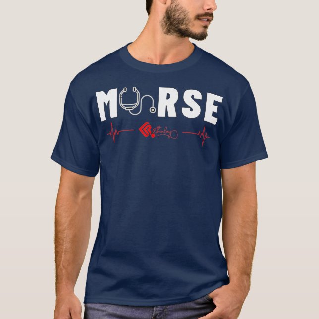 Murse Official Funny Cool Male Nurse T-Shirt (Front)