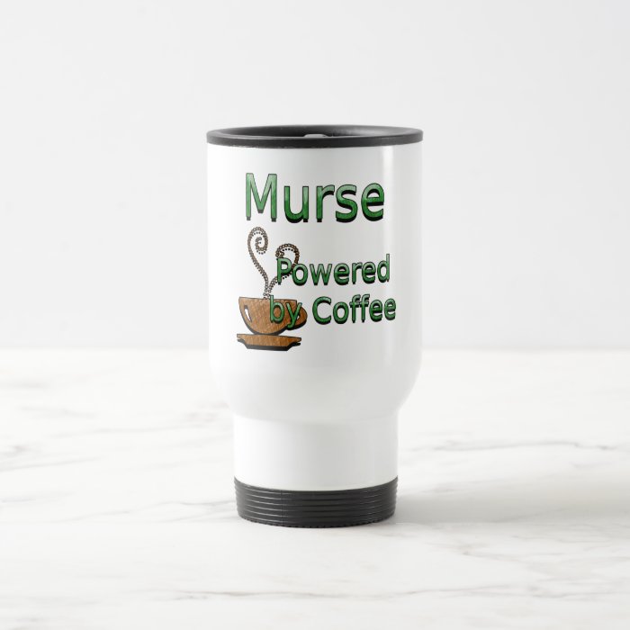 Murse Powered by Coffee Coffee Mug