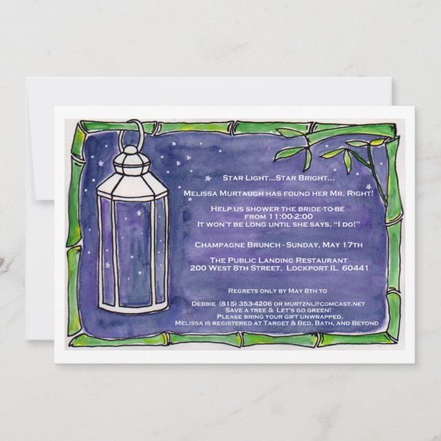 Murtaugh Champagne Brunch Invitation (Front)