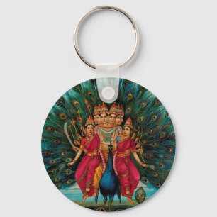 MURUGAN HINDU GOD KEYCHAIN