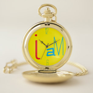 Murugi Accessories Lemon Glow Watch: Gold Pocket Watch