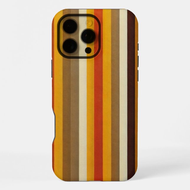 Murugi Accessories Stripes of Seventies  iPhone Case (Back)