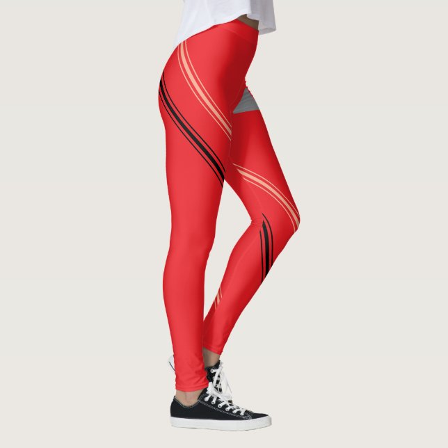 Murugi Apparel Crimson Edge  Women Legging (Right)