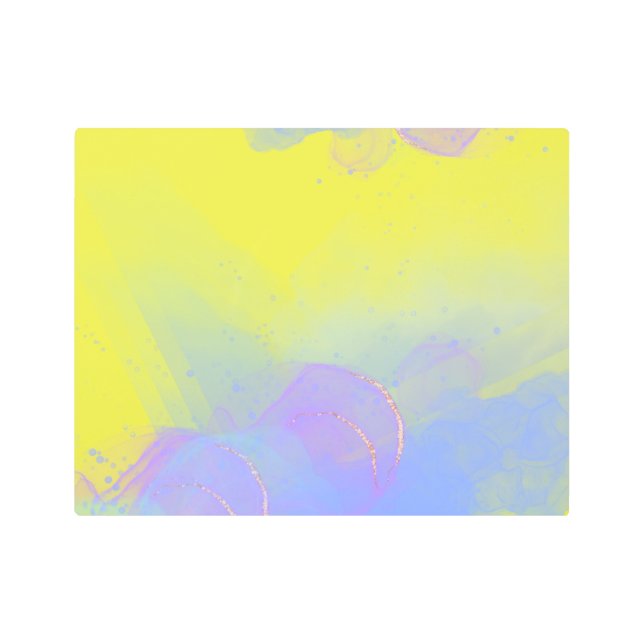 Murugi ArtStore Golden Drift Metal Wall Art (Front)