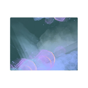 Murugi ArtStore Shadowed-Tides Metal Wall Art