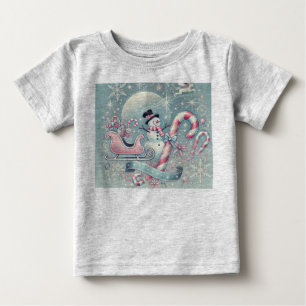 Murugi Baby Haven Snowman 6months BabyFine Jersey T-Shirt