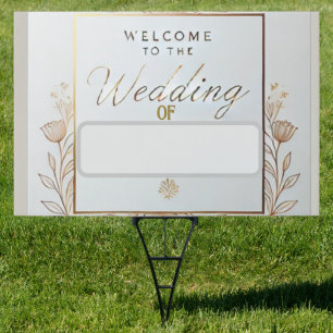 Murugi Gifts&Celebrations Wedding Welcome Sign