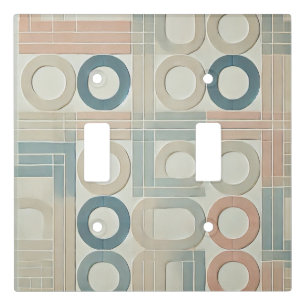 Murugi Home Accents Retro Rings Double Toggle Light Switch Cover