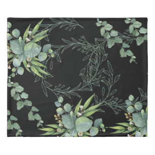 Murugi Luxe Beddings Midnight Bloom King Size Duvet Cover