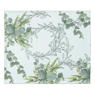 Murugi Luxe Beddings Verdant Harmony  King Size  Duvet Cover