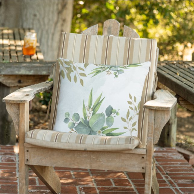 Murugi Luxe Home & Decor Verdant Elegance Outdoor Outdoor Pillow (Chair)