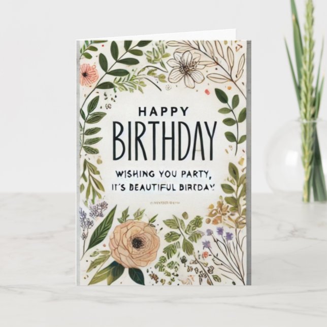 Murugi Moments Birthdays Cards  (Front)