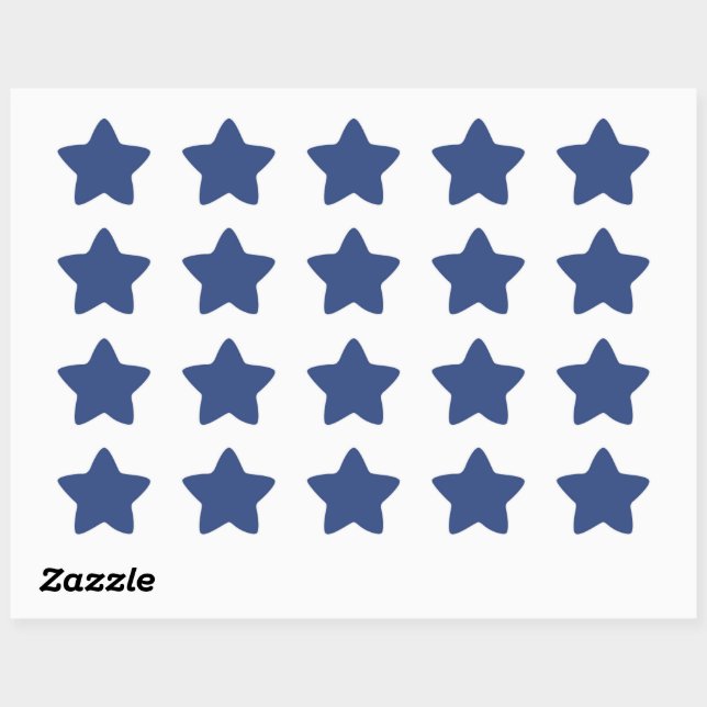 Murugi Stationery Co  Azure Star Stickers (Sheet)