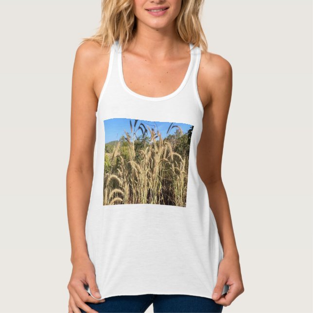 Murugi Wear Bella+Canvas Flowy Racerback Tank Top (Front)