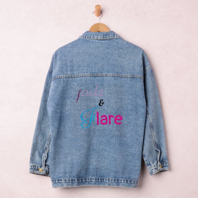 Murugi Wear Fade & Flare Women's Denim Jacket (Hangar)