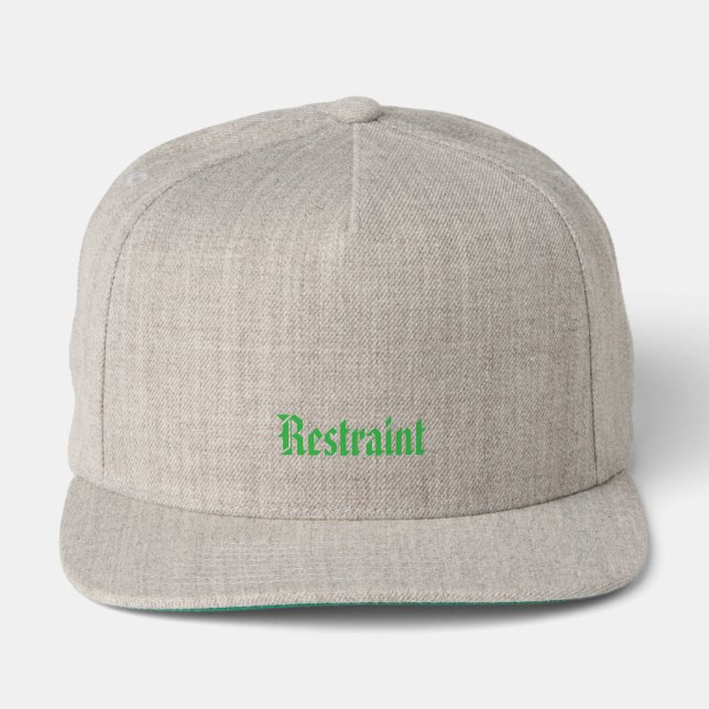 Murugi Wear Restraint   Snap Back Hat (Front)