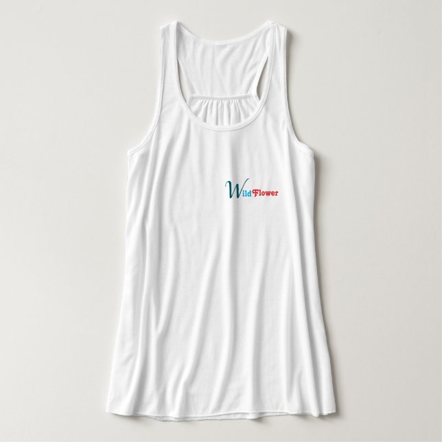 Murugi Wear Wildflower Women's Bella+Canvas Flowy  Tank Top (Design Front)