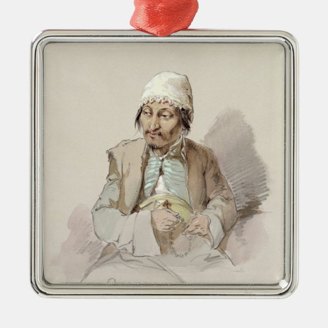 Musa - from Kashgar, c.1855 Metal Ornament (Front)