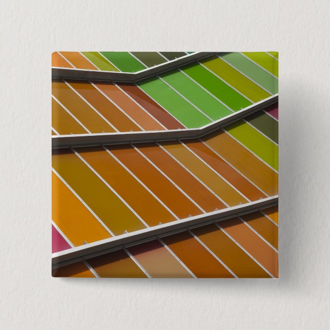 MUSAC, contemporary art museum Button (Front)