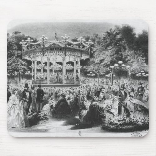 Musard concert at the Champs_Elysees 1865 Mouse Pad